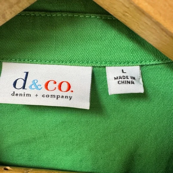 Denim & Co. Green Jacket - Picture 4 of 7
